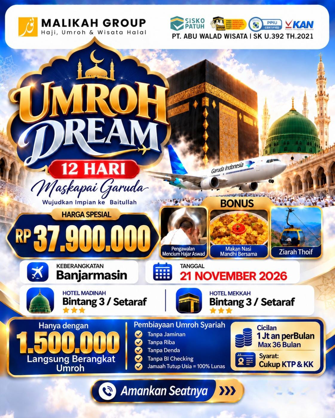 Umroh Dream Maskapai Garuda